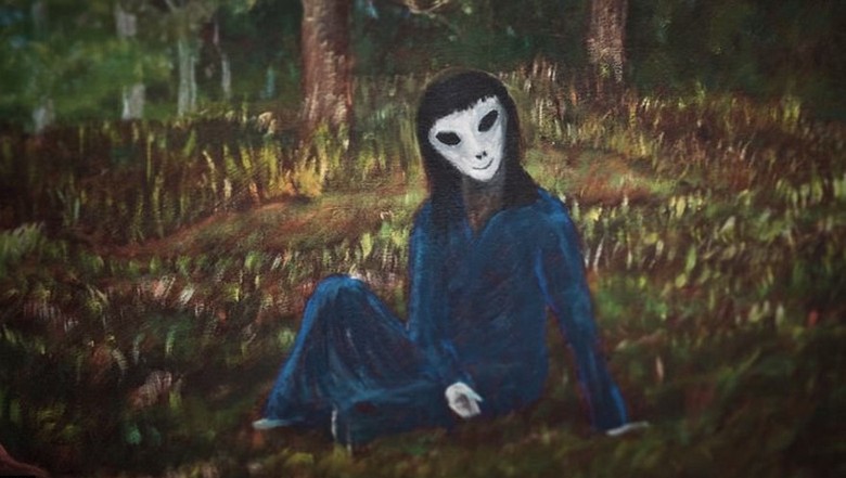 Un Américain peint des images de rencontres avec de beaux extraterrestres.