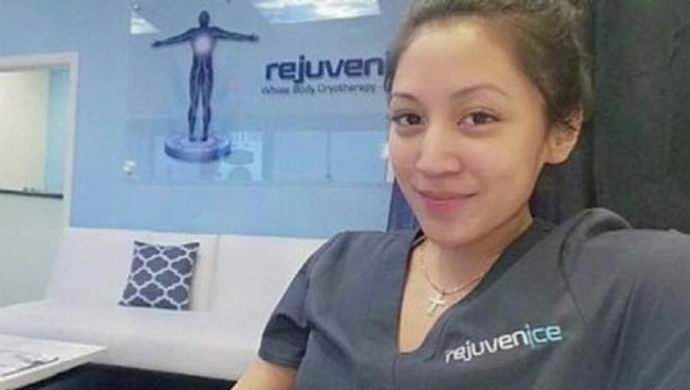 Un américain s'est accidentellement figé dans un salon de beauté