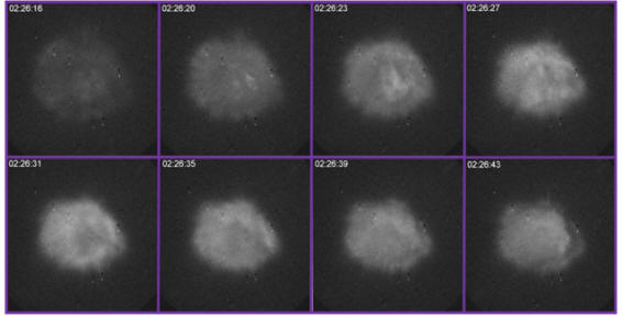 Le nuage de plasma formé à une altitude de 170 kilomètres était en forme de boule