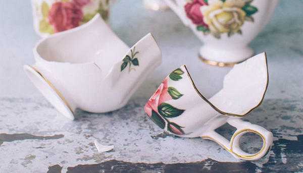 tasse cassée 