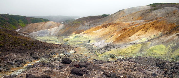 Vallée de la mort au Kamchatka