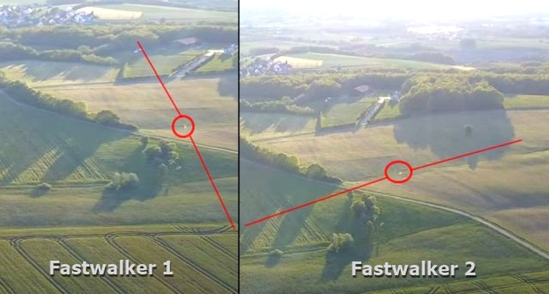 Le drone a enregistré deux ovnis à grande vitesse, dont le vol était clairement coordonné par quelqu'un