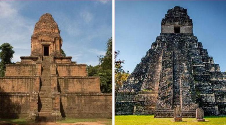 Deux temples jumeaux, séparés par une distance de 14 mille kilomètres et 2 millénaires dans le temps