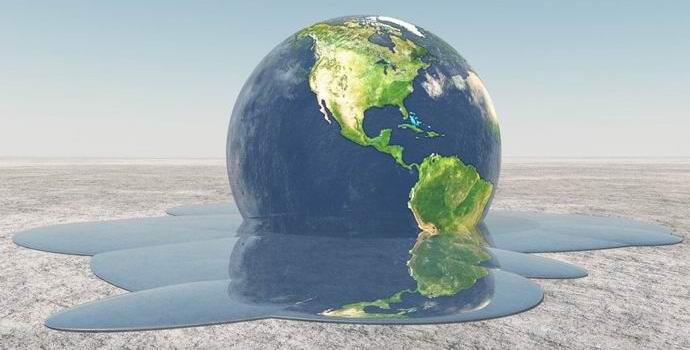 Le changement climatique mondial de la Terre laisse des millions de sans-abri
