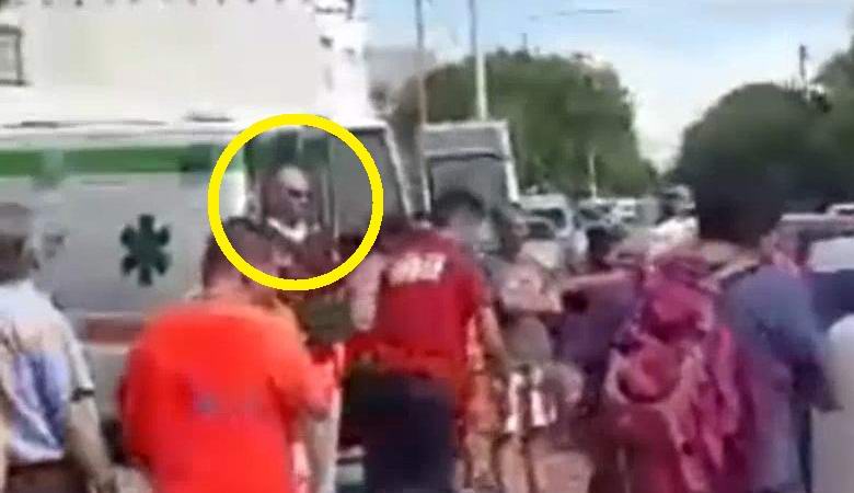 L'étranger a été examiné dans la vidéo de la scène de l'accident en Argentine
