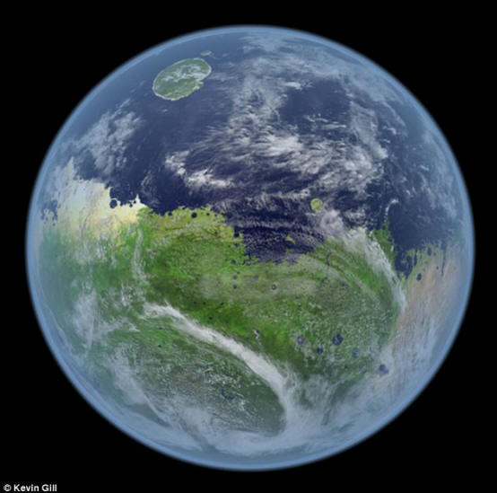 Alors Mars était dans un passé lointain