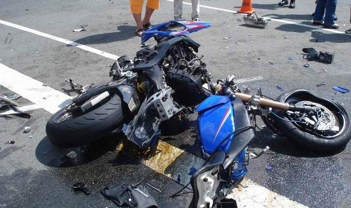 L'âme qui a laissé le corps d'un motard écrasé a frappé la caméra