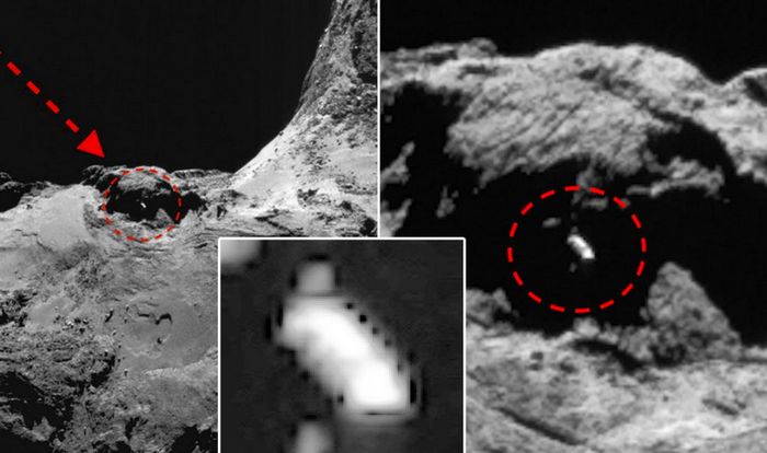 OVNI détecté sur la comète Churyumov-Gerasimenko