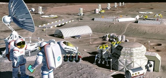 Une colonie sera établie sur la lune.
