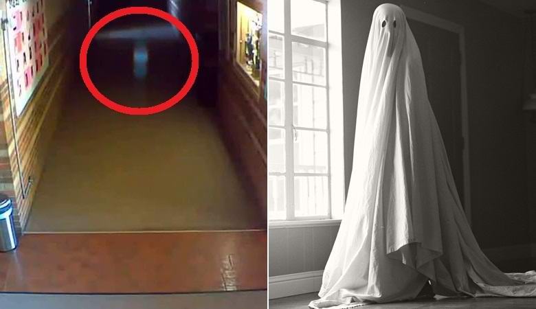Quelque chose d'étrange s'est glissé dans la caméra de surveillance d'une école d'espagnol