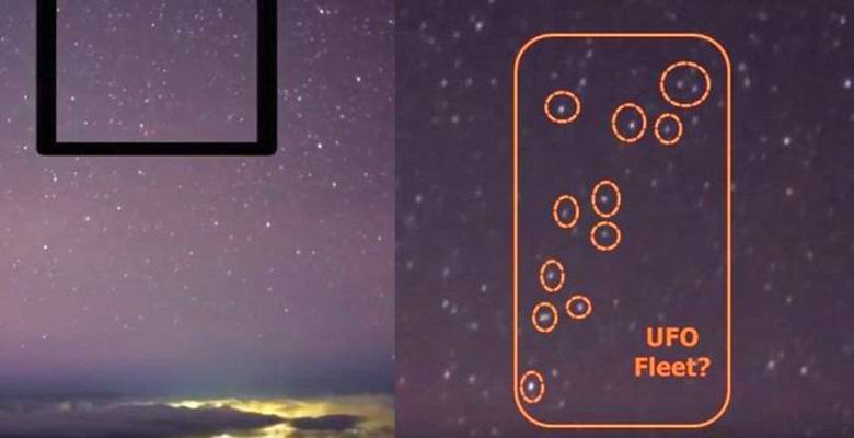 Certaines des lumières capturées par l'observatoire ne sont pas des étoiles.