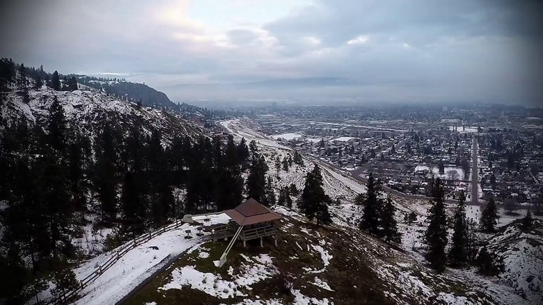 Un objet incroyable vu dans le ciel au-dessus de la ville canadienne de Kelowna