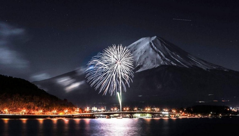 Vacances du Nouvel An et feux d'artifice