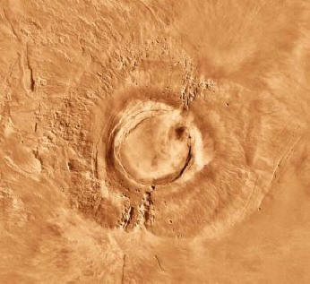 L'un des volcans martiens pourrait bien devenir une source de vie