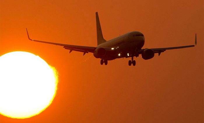 Une fois qu'un avion du passé a atterri au Venezuela