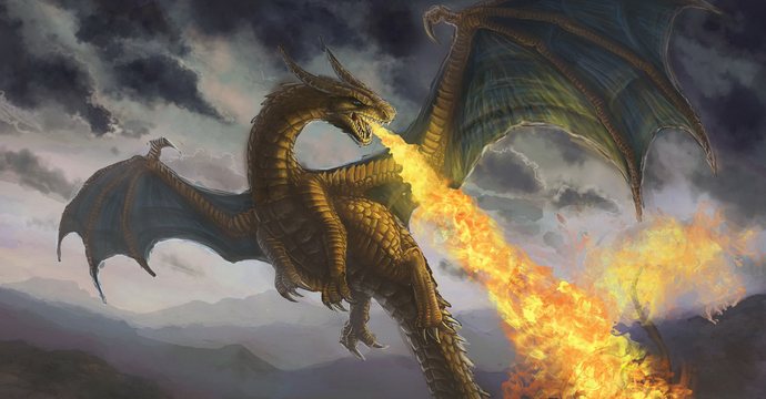 Les dragons cracheurs de feu vivaient autrefois sur Terre