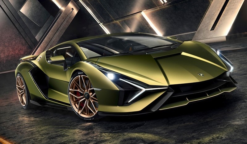 La première voiture au monde à supercondensateurs a montré Lamborghini