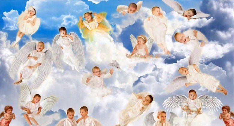 Les enfants morts deviennent des anges