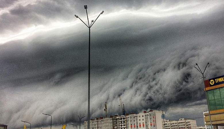 Des nuages ​​saisissants ont couvert Ivanovo