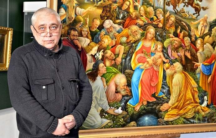 Le peintre russe a terminé la peinture de Léonard de Vinci