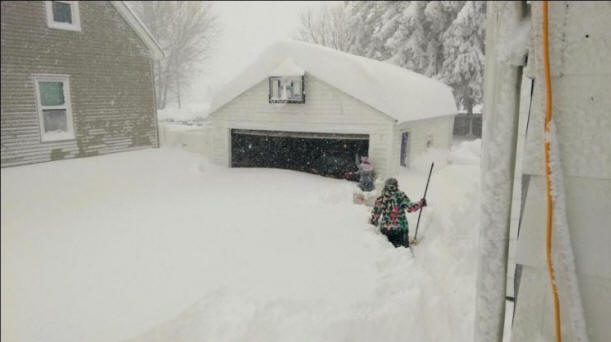 Anomalie de la tempête de neige américaine, tempête