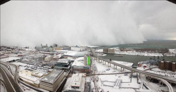 Anomalie de la tempête de neige américaine, tempête