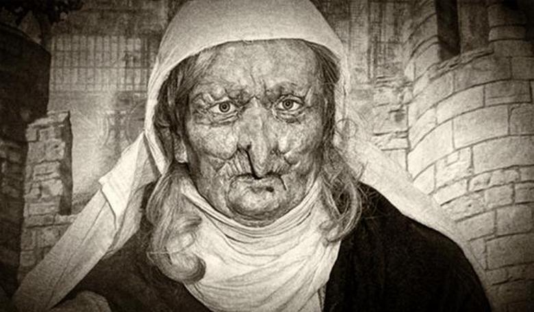 La sorcière médiévale d'Angleterre, aussi appelée Mère Shipton