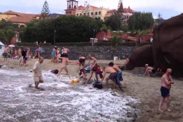 Un étrange tsunami a frappé la plage d'Odessa