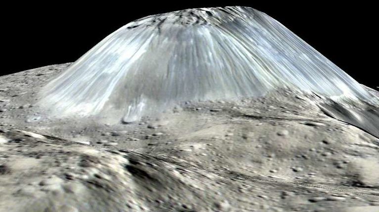 Les scientifiques ont découvert le secret d'Akhun Mons - le seul cryovolcan de Cérès 