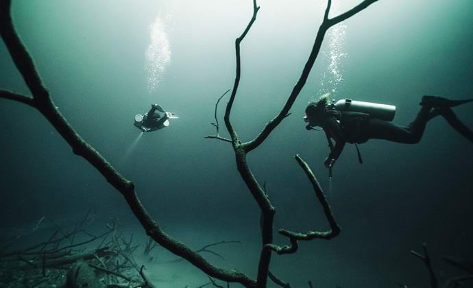 Une incroyable rivière sous-marine dans le golfe du Mexique