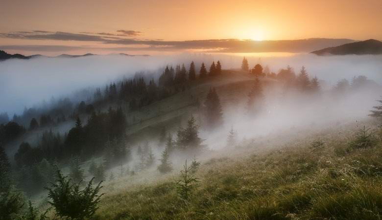 Dans les Carpates photographié le célèbre fantôme brisé