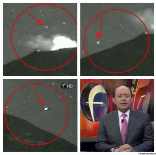 Près du volcan Popocatepetl, des OVNIS ont de nouveau été remarqués (vidéo)