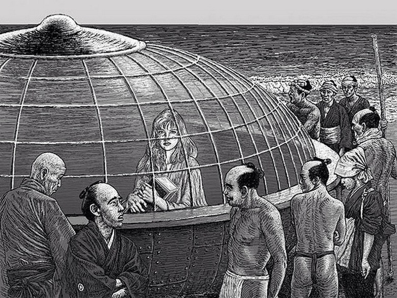 Les pêcheurs japonais du début du XIXe siècle ne connaissaient pas les mouvements du temps