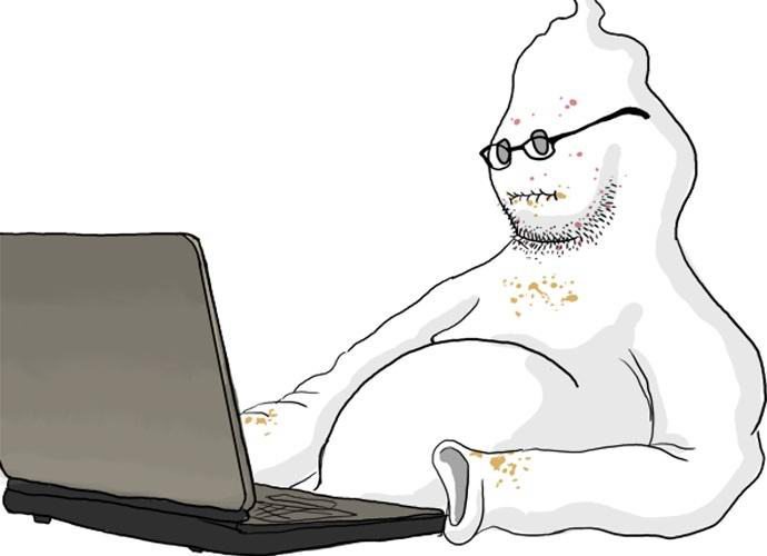 Y a-t-il un fantôme assis devant l'ordinateur?