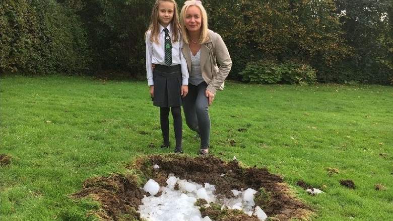 Un mystérieux bloc de glace est tombé du ciel en Ecosse